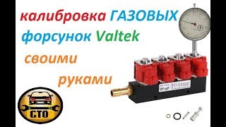 Калибровка газовых форсунок Valtek  своими руками