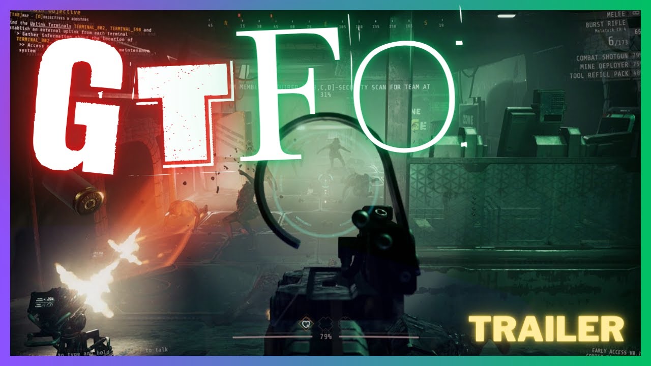 Grfo GTFO - Jogo de Ação, Horror e Sobrevivência!!! - Trailer Game - YouTube