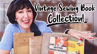 REVIEWING 5 OF MY FAVOURITE VINTAGE SEWING BOOKS! (and what to look for in finding your own!)