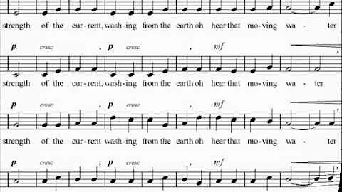 Beautiful Choir Music "Flow Water"