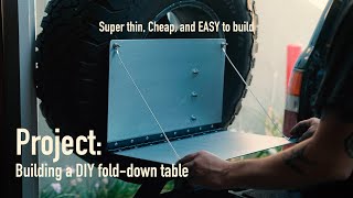 DIY, Cheap, and THIN folding table build for ANY rear tire swing-out! by la.cruiser 3,418 views 1 year ago 6 minutes, 9 seconds