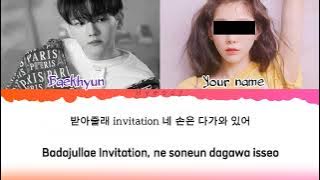 Baekhyun- 'CANDY' [feat you] Karaoke vers||Lyrics colour coded