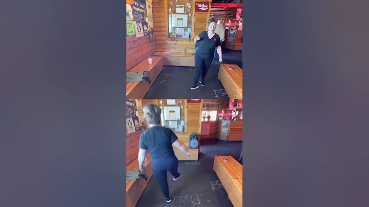 Old town road line dance Texas Roadhouse. I do not...
