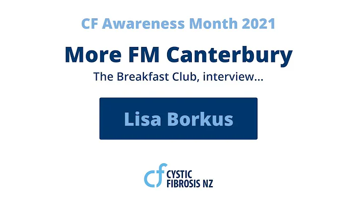 More FM Canterbury interview Lisa Borkus for Cysti...