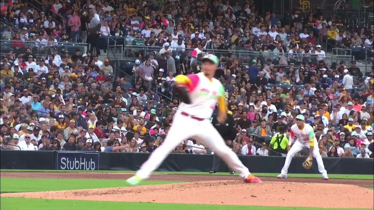 Blake Snell Slow Motion Pitching Mechanics (1st Base Side View) YouTube