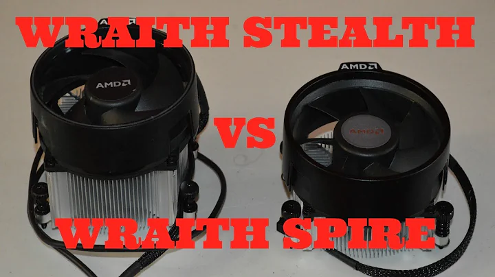Comparativa de refrigeradores Ryzen Wraith Stealth vs Wraith Spire