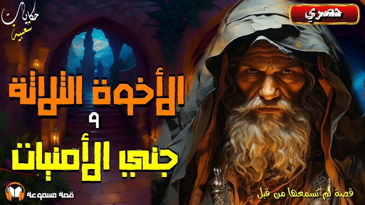 الأخوة الثلاثة و جني الأمنيات، حكاية تراثية مشوقة و مثيرة.