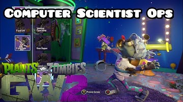 Plants vs. Zombies Garden Warfare 2: Computer Scientist Graveyard Ops