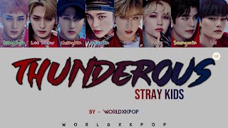 STRAY KIDS - THUNDEROUS * KOLAY OKUNUŞ+MV(EASY LYRICS)COLOR CODED