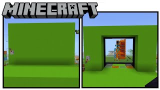 Minecraft - cách làm cửa piston bí mật 4x4 trong Minecraft