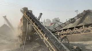 Massive Stone Crusher Crushing Large Rocks | Heavy Machinery in Action