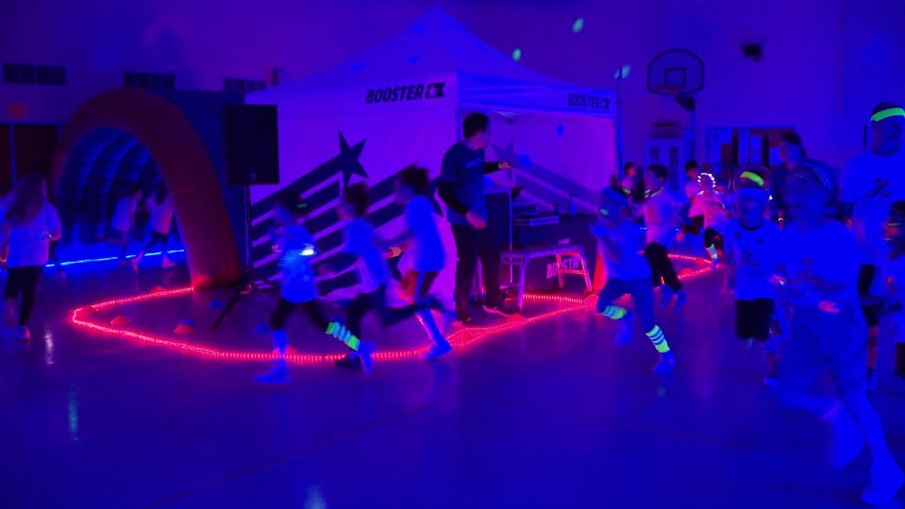 glow run fundraiser YouTube