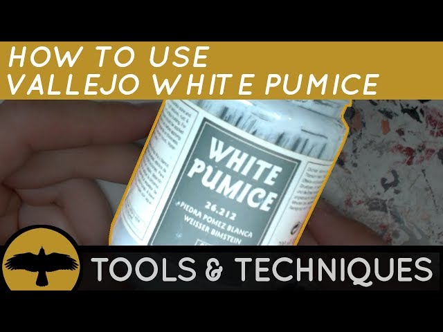 How to use Vallejo White Pumice for quick basing 