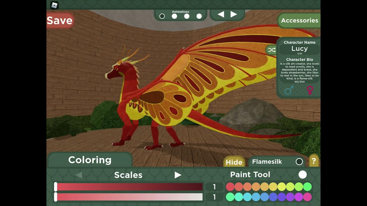 Roblox wings of fire new piece of bio for my Silkwing ocs and 6 new