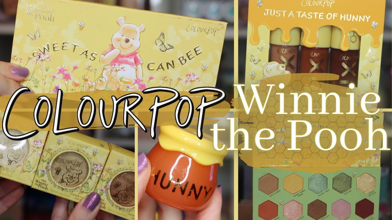 NEW ColourPop + Winnie the Pooh Collection | Close Ups of EVERYTHING, Swatches + Comparisons
