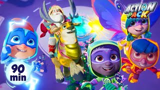 Saving Christmas With The Action Pack 90-Min Adventure Fun For Kids