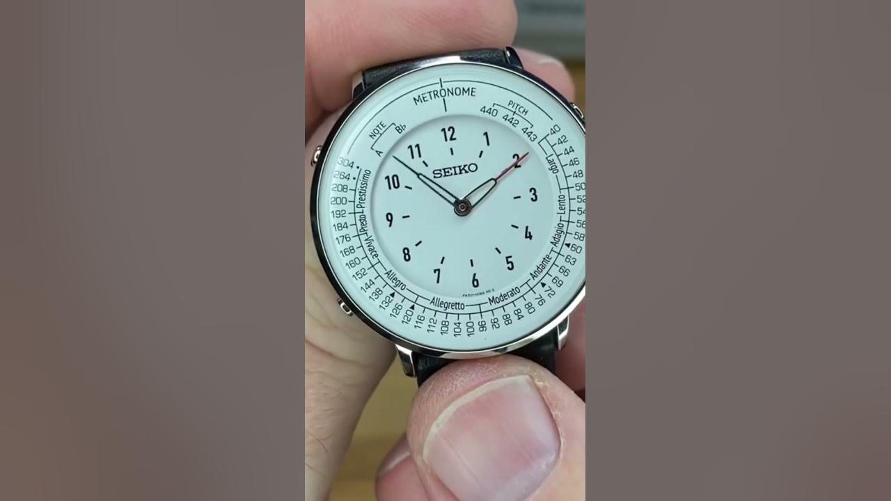 Smooth Sweep Quartz! Seiko Metronome Watch #shorts #watch #musician -  YouTube