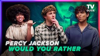 Percy Jackson and the Olympians Cast Plays Who Would You Rather Resimi