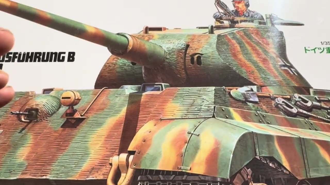 TAMIYA ドイツ虎王戦車ポルシェ砲塔モデル、1/16スケール Unpopular? Tamiya MM German King Tiger Porsche Turret - YouTube