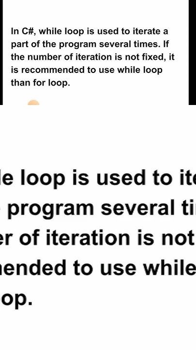While loop vs For loop Short | malayalam tutorial - YouTube