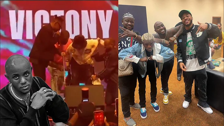 Victony Miraculously Stands up to Perform Holy Father | Zazu Meets Davido
