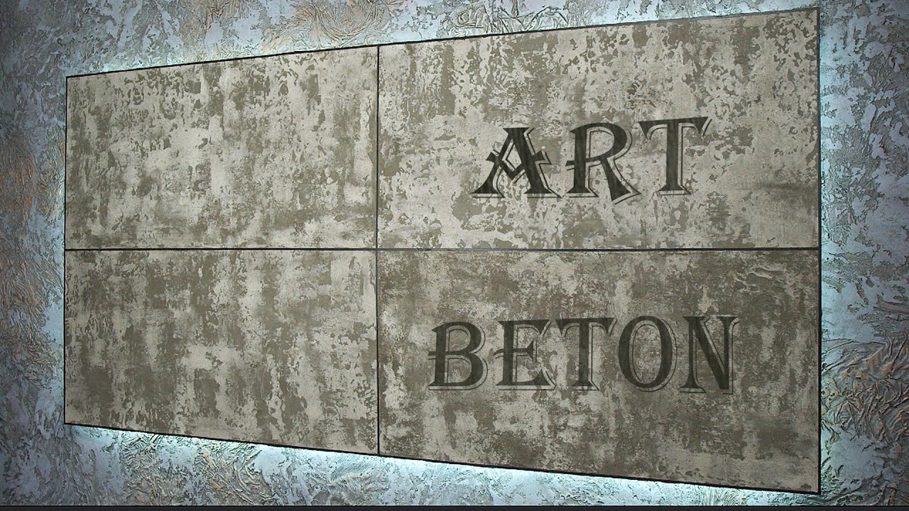 ART BETON из обычных материалов декоративная штукатурка в стиле LOFT