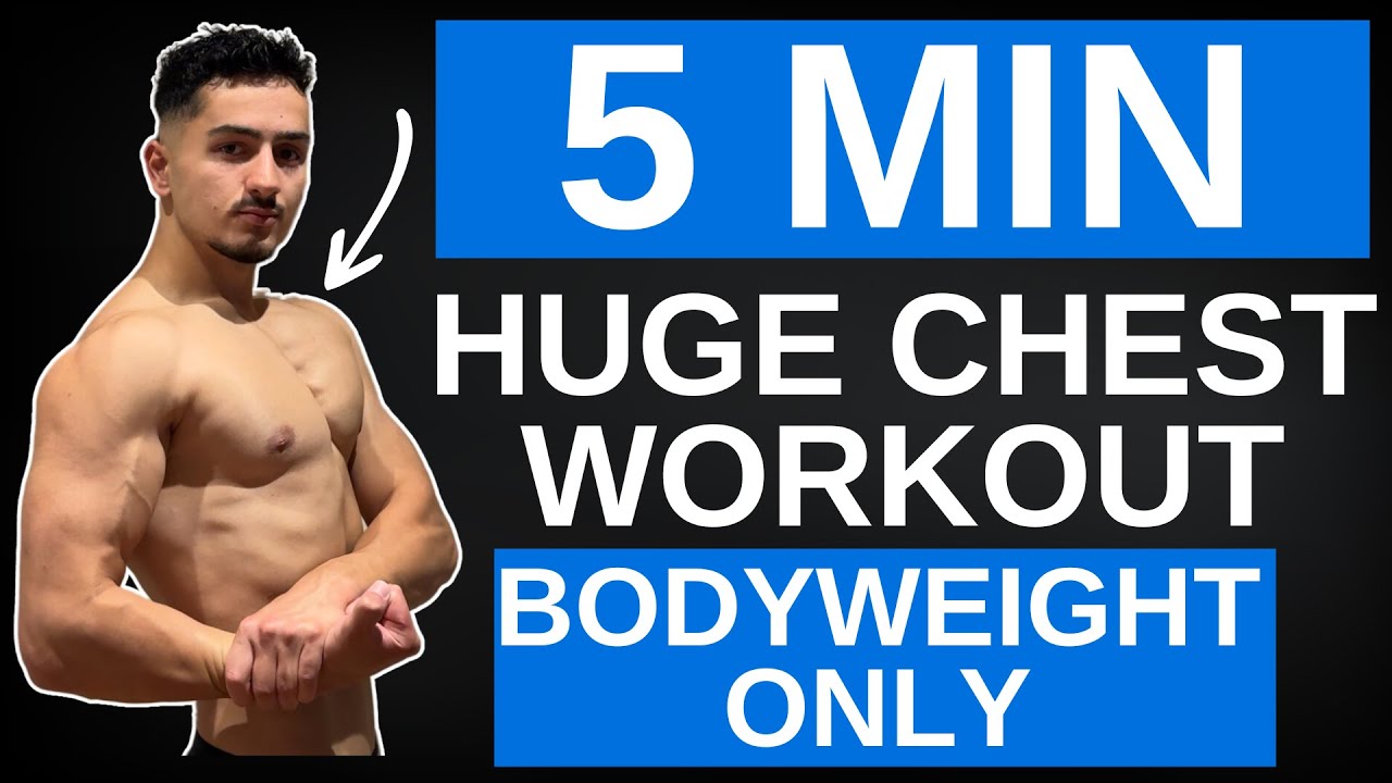 THE BEST 5 MINUTE CHEST WORKOUT AT HOME IN 2024 (BODYWEIGHT ONLY) - YouTube