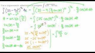 4. Trigonometric substitution 3