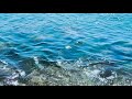 أمواج البحر بطئ CC BY أمواج بطئة للمونتاج مع الموسيقى هادئة Waves Slow With Music Quiet 