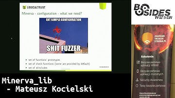 BSides Warsaw 2018: Minerva_lib - Mateusz Kocielski
