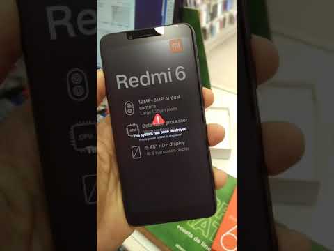 Redmi 6 - The system has been destroyed