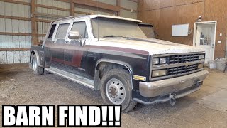 BARN FIND CHEVY 3500 MEGACAB WESTERN HAULER!!!!