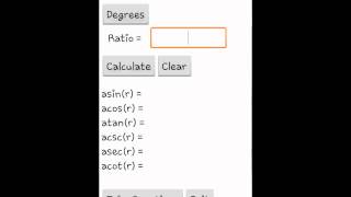 PSN Trigonometry Calculator screenshot 1