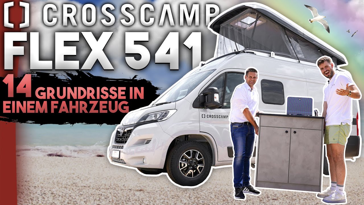 Crosscamp 14-in-1 Flex camper van adapts on demand to day's adventure