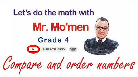 Go math Lesson 1.3 Compare and order numbers