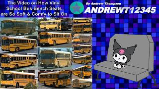 The Video on How Vinyl School Bus Bench Seats are So Soft & Comfy to Sit On screenshot 5