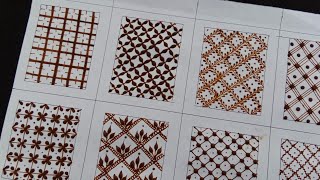 Simple Gridnet Mehndi Design For Beginners Net Mehndi Design Simple Checks Mehndi Designs