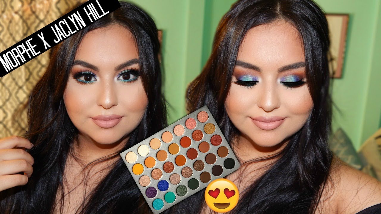 MORPHE X JACLYN HILL TUTORIAL, REVIEW + SWATCHES!