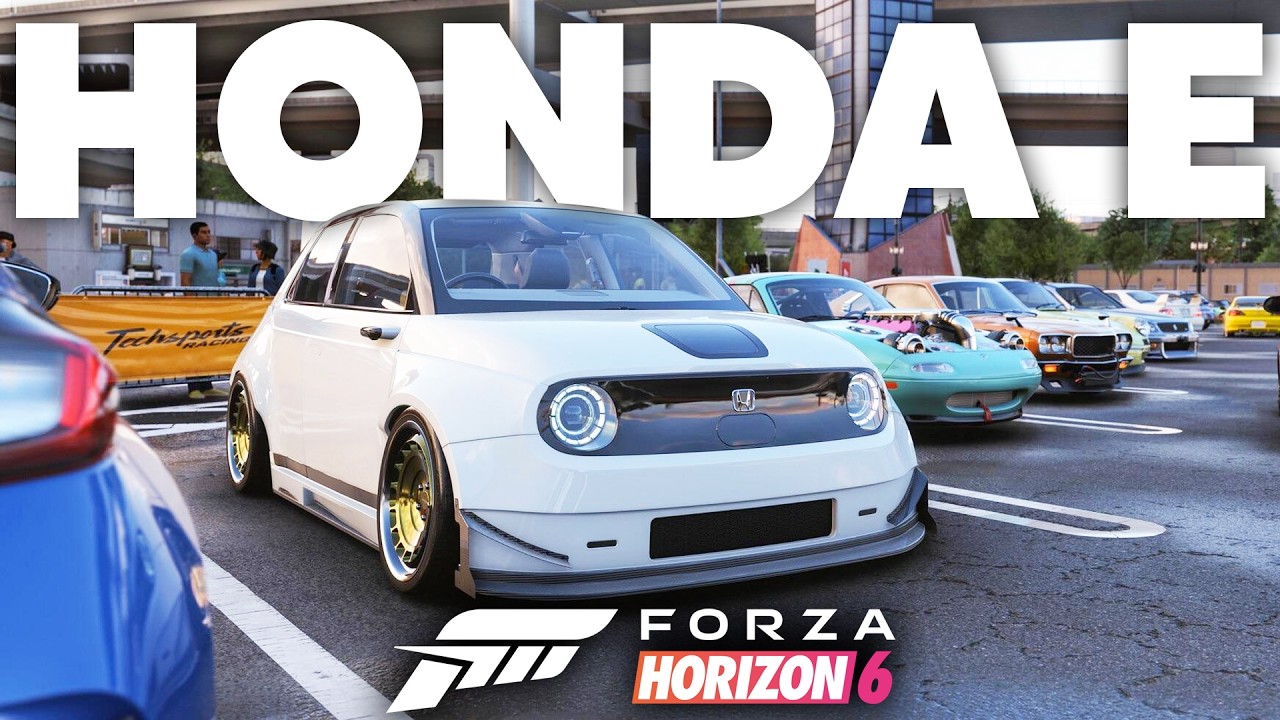 Forza Horizon 6 - Widebody Honda E Customization - 262mph