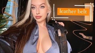 I Make A Leather Belt From Scratch Cubbi Thompson