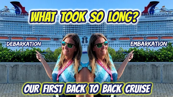 OUR FIRST BACK TO BACK CRUISE LEFT US WITH SOME QU...