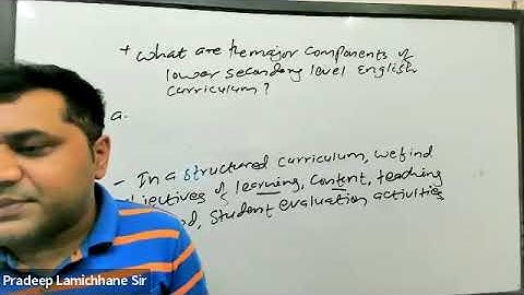 TSC English :: Lower Secondary Level English Curriculum Analysis Day 1 -- By Pradeep Lamichhane Sir