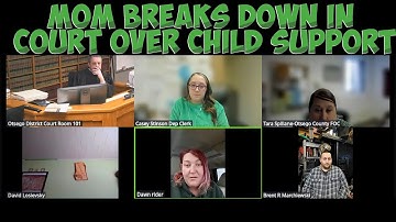 Mom BREAKS DOWN in Court Over Child Support