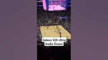 Audio Eraser on Galaxy S25 Ultra