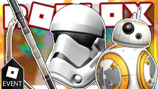 Event How To Get The Stormtrooper Helmet Bb 8 And Rey S Staff In The Roblox Creator Challenge Youtube - how to get all roblox star wars creator challenge rewards bb 8 stormtrooper helmet reys staff