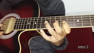 Tutorial lagu dangdut sebujur bangkai_versi full melody+baking track [acoustic cover]