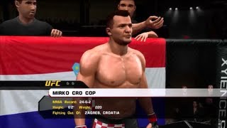 UFC Undisputed 2009 Gameplay: Cro Cop vs Cheick Kongo