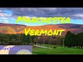 Driving Through Manchester  Vermont (VT), USA  in Fall, Vermont Fall Foliage Drives [4K]