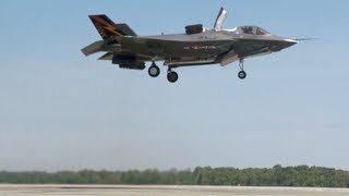 F-35B Completes First Vertical Takeoff \& Landing