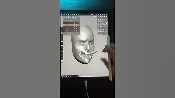 "Suffocated" sculpted in Nomad on M2 IPad Pro. Snake created with the array curve tool. #3dmodeling